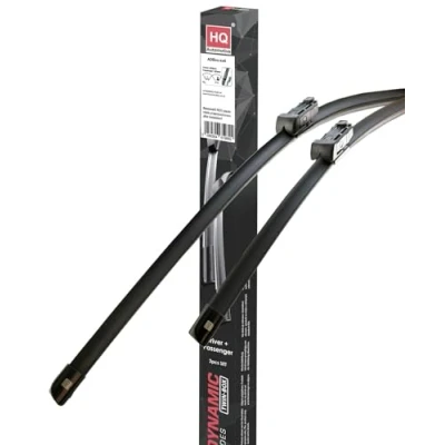Image of HQ AUTOMOTIVE Windscreen Wipers, Replacement Blades, ADB81 624, Length: 650mm/450mm − Set of Front Wiper Blades