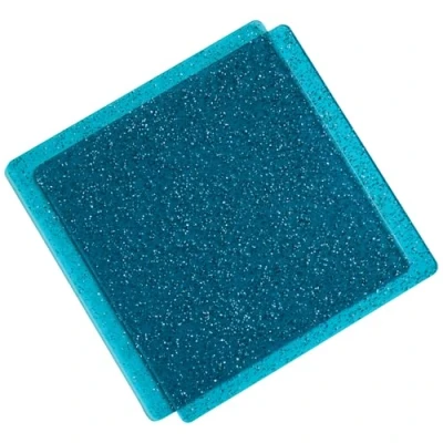 Image of Sizzix Accessory Cutting Pads, 1 Pair (Teal w/Glitter)