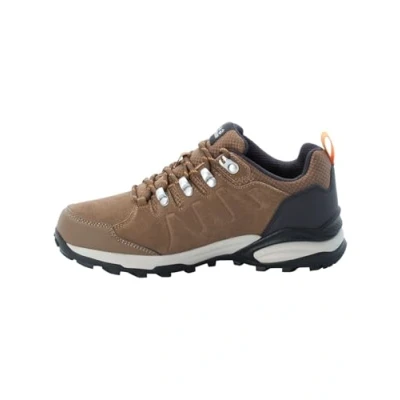 Image of Jack Wolfskin Women&#039;s Refugio Texapore Low W Walking Shoe, Brown Apricot, 5.5 UK