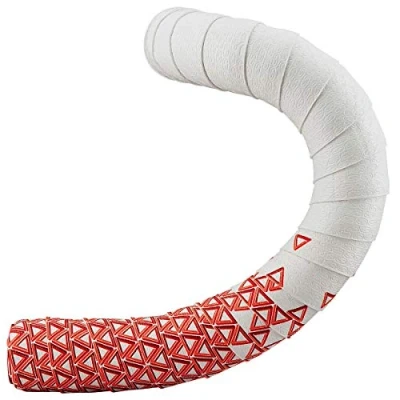 Image of Deda Elementi Loop Handlebar Tape, White/Red
