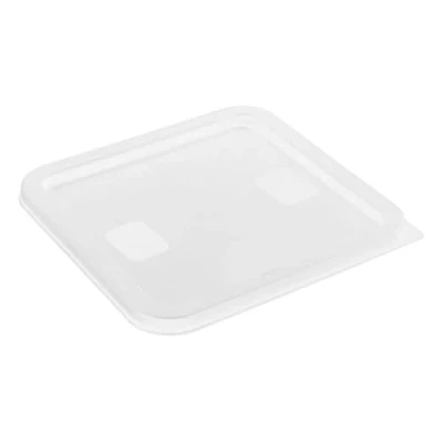 Image of Hygiplas Square Food Storage Container Lid White Medium