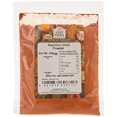 Image of Old India Kashmiri Chilli Powder 100g