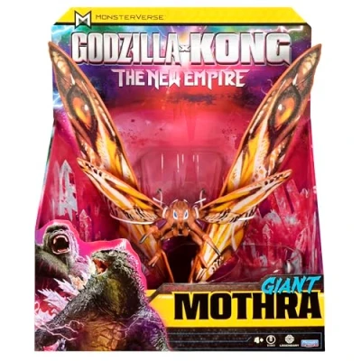 Image of Godzilla x Kong: The New Empire, 11 Inch Giant Mothra Action Figure Toy, Iconic Collectable Movie Character, Limited Edition Packaging Inspired by Hollow Earth Landscape, Suitable for Ages 4 Years+