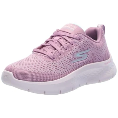 Image of Skechers Women&#039;s GO Walk Flex Kali Sneaker, Purple, 3 UK