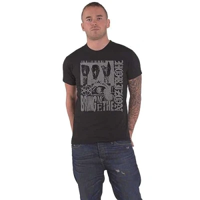 Image of Bring Me The Horizon T Shirt Bug Band Logo Official Mens Black Large