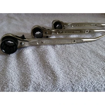 Image of Scaffolding 12 Inch Ratcheting Podger Spanner 19/24 mm