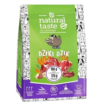 Image of Dolina Noteci Natural Taste Wild Boar Air Dried Dog Food 1 kg 2.2lbs