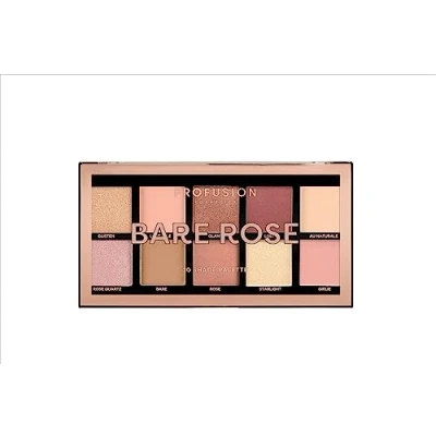 Image of PROFUSION COSMETICS BARE ROSE 10 SHADE PALETTE