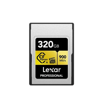Image of Lexar Professional 320GB CFexpress Type A 900MB/s Gold Series Card