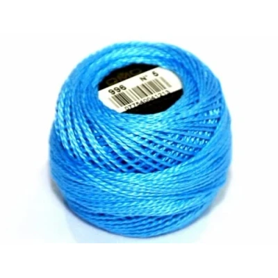 Image of DMC Cotton Perle Thread Size 5 996 per 10 Gram Ball