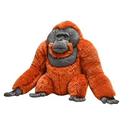 Image of Wild Republic Artist Collection, Male Orangutan Baby, Gift for Kids, 15 inches, Plush Toy, Fill is Spun Recycled Water Bottles