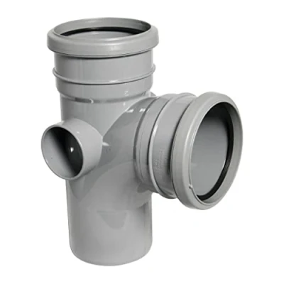 Image of FLOPLAST 110mm Soil Ring Seal 92.5 Degree Branch Grey