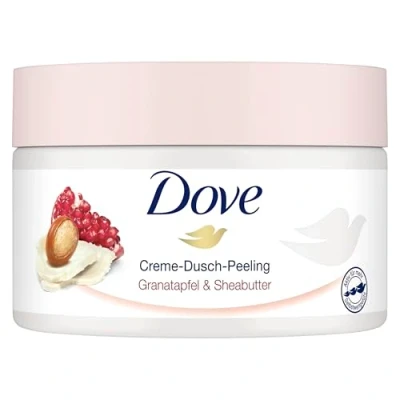 Image of Dove Body Scrub Pomegranate Seeds &amp; Shea Butter 225ml