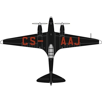 Image of Oxford Diecast 72COM005 DH88 Comet CS AAJ Salazar Portugal
