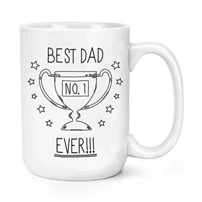 Image of Gift Base Best Dad Ever No.1 15oz Large Mug Cup