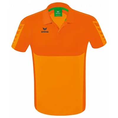 Image of Erima Men&#039;s Six Wings Sport Polo, New Orange, L