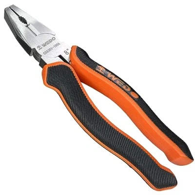 Image of WEDO Side Cutting Pliers,Stainless Steel Combination Pliers,Lineman&#039;s Pliers,10&quot; Cutters,Corrosion Resistant,Rust Proof,Durable,Surface without Chrome,Length 250mm