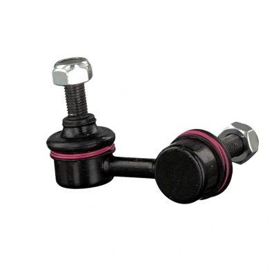 Image of 51321S2G003 Anti roll bar link FEBI BILSTEIN 42072 Front Axle Left 55mm M10 x 1,25 with nuts Steel black HONDA: Logo