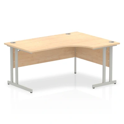 Image of Impulse Cantilever 1600 Right Hand Crescent Desk Maple I