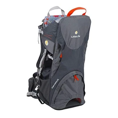 Image of LittleLife Cross Country S4 Child Carrier Baby Carrier, Grey, One Size