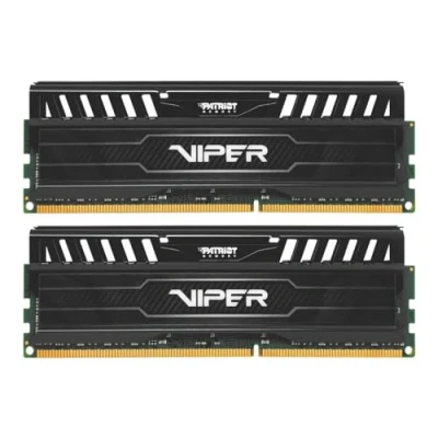 Image of Patriot 16GB(2x8GB) Vier III DDR3 1600MHz (PC3 12800) CL9 Desktop Memory With Black Mamba Heatsink PV316G160C9K