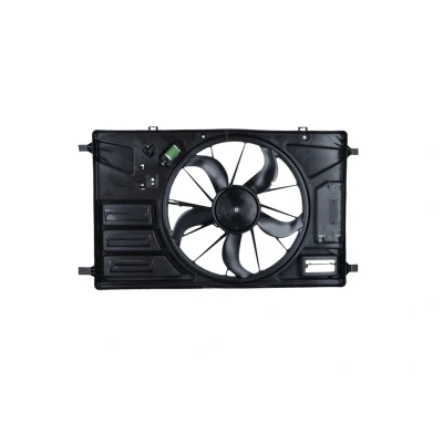 Image of 1771534, 1933657, 2192892, BK218C607BA, BK218C607BB Cooling fan NRF 470076 with radiator shroud FORD: Transit Custom V362 Van