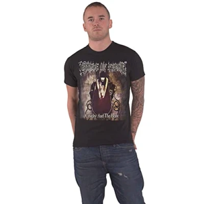 Image of Cradle of Filth Cruelty &amp; The Beast Men&#039;s T Shirt Black M 100% Cotton Regular