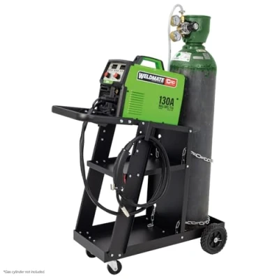 Image of SIP Weldmate Autoplus 130A Mig/ARC/TIG Synergic Welder with Cart Package