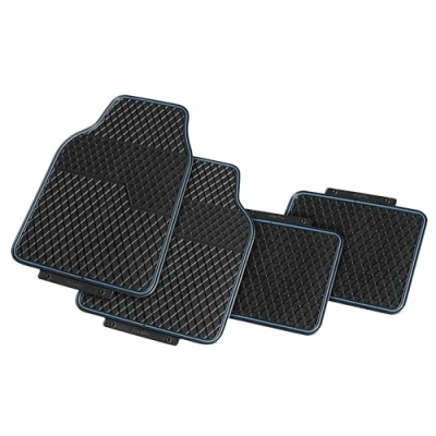 Image of Sakura PVC Car Mat, Blue