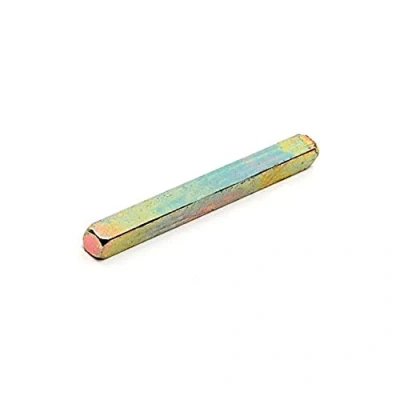 Image of Merriway BH05593 (2 Pcs) Replacement Door Spindle 7.5mm x 128mm YZP Pack of 2 Pieces