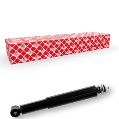 Image of 5010383496 Shock Absorber FEBI BILSTEIN 20464 Front Axle Oil Pressure 679mm 427mm Telescopic Top pin, Bottom eye RENAULT TRUCKS: Midlum