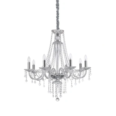 Image of Amadeus 8 Light Pendant Trasparent, E14