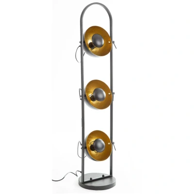 Image of Ole Multi Arm Floor Lamp Black 3x E14