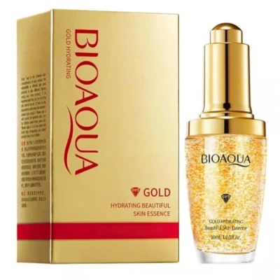 Image of BIOAQUA 24K Gold Essence Collagen Skin Face Moisturizing Hyaluronic Acid Mask