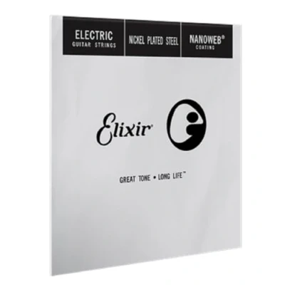 Image of Elixir, Nanoweb Stainless Steel Single Bass String.080 (13381)