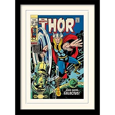 Image of MARVEL MP11025P PL Thor (Galactus) 30x40 cm Mounted &amp; Framed