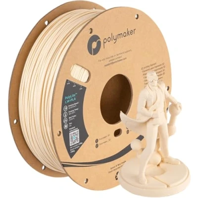 Image of Polymaker PolyLite LW PLA 1.75mm 800g White