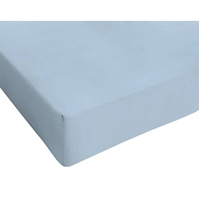 Image of Sogni e Capricci Max Color Fitted Sheet with 25cm Corner, Light Blue, french size small double