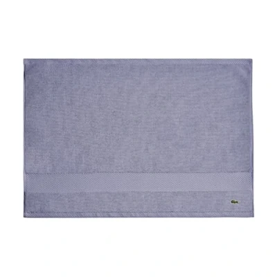 Image of Lacoste Heritage Supima Cotton Tub Mat, Light Denim, 21&quot; x 31&quot;