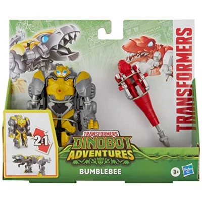 Image of Transformers Rescue Bots Dinobot Adventures Bumblebee Figure