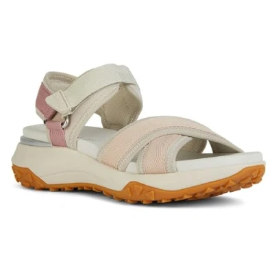 Image of Geox Women&#039;s D Sorapis + Grip A Sports sandal, Lt Sand Rose, 3 UK