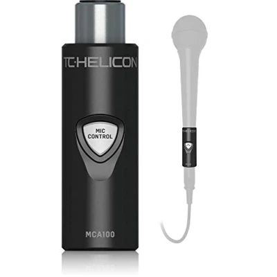 Image of TC Helicon MCA100 Mic Control ADAPTER In Line XLR Button for Vocal Effects Processors