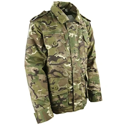 Image of Kombat UK Kids Safari Jacket British Terrain Pattern, 11 12 Years