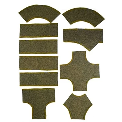 Image of War World Gaming Dirt Road Junction, Straight &amp; Curved Sections Full Set of 10 28mm Wargaming Scenery Terrain Model Diorama