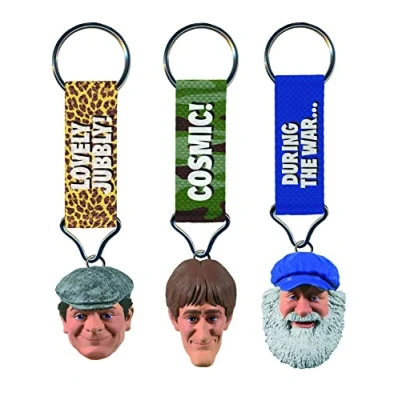 Image of Only Fools and Horses Character Lanyard Keychain Keyring Set of Three