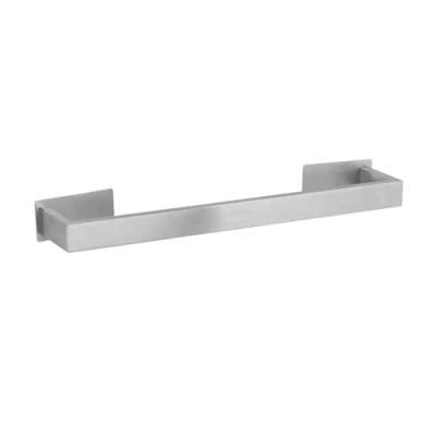 Image of Turbo Loc® UNO Genova Matt Bath Towel Rail 60 cm Stainless Steel Ideal for Towels or Hand Attachment without Drilling Rustproof 61 x 4.4 7.6