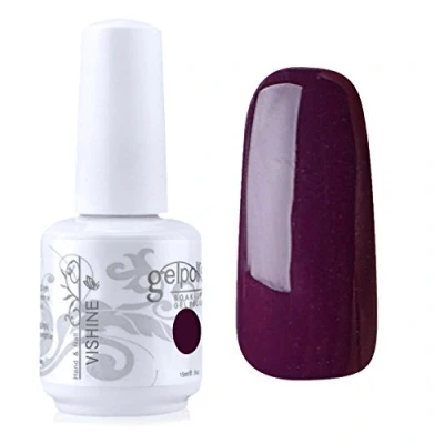 Image of Vishine Gelpolish UV LED Soak Off Varnish Color Gel Nail Polish Manicure Salon Plum(1417)