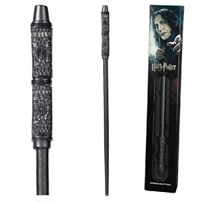 Image of The Noble Collection Severus Snape Wand In A Standard Windowed Box 14in (35cm) Wizarding World Harry Potter Film Set Movie Props Wands