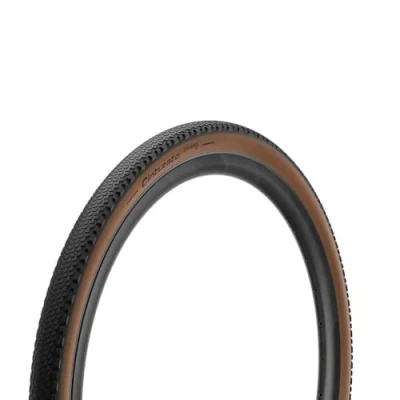 Image of Pirelli Cinturato Gravel H Bike Tyre, Size 45 584, Classic Tan Wall
