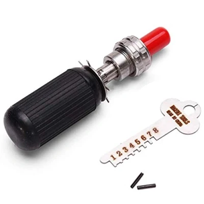 Image of Loboo Idea 7 Pins Stainless Steel Tubular Civil Lock Pick Tool Open Tools Set Locksmith